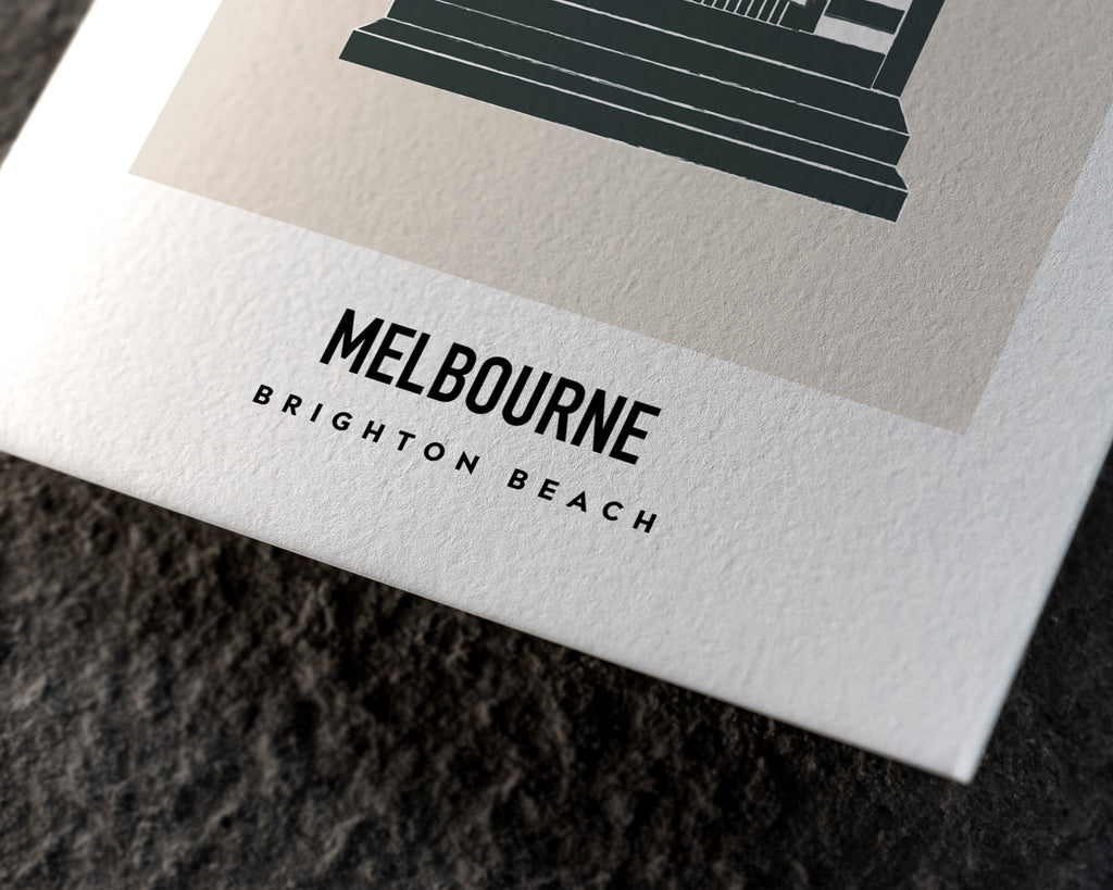 Brighton Beach Melbourne Postcard Print image 2
