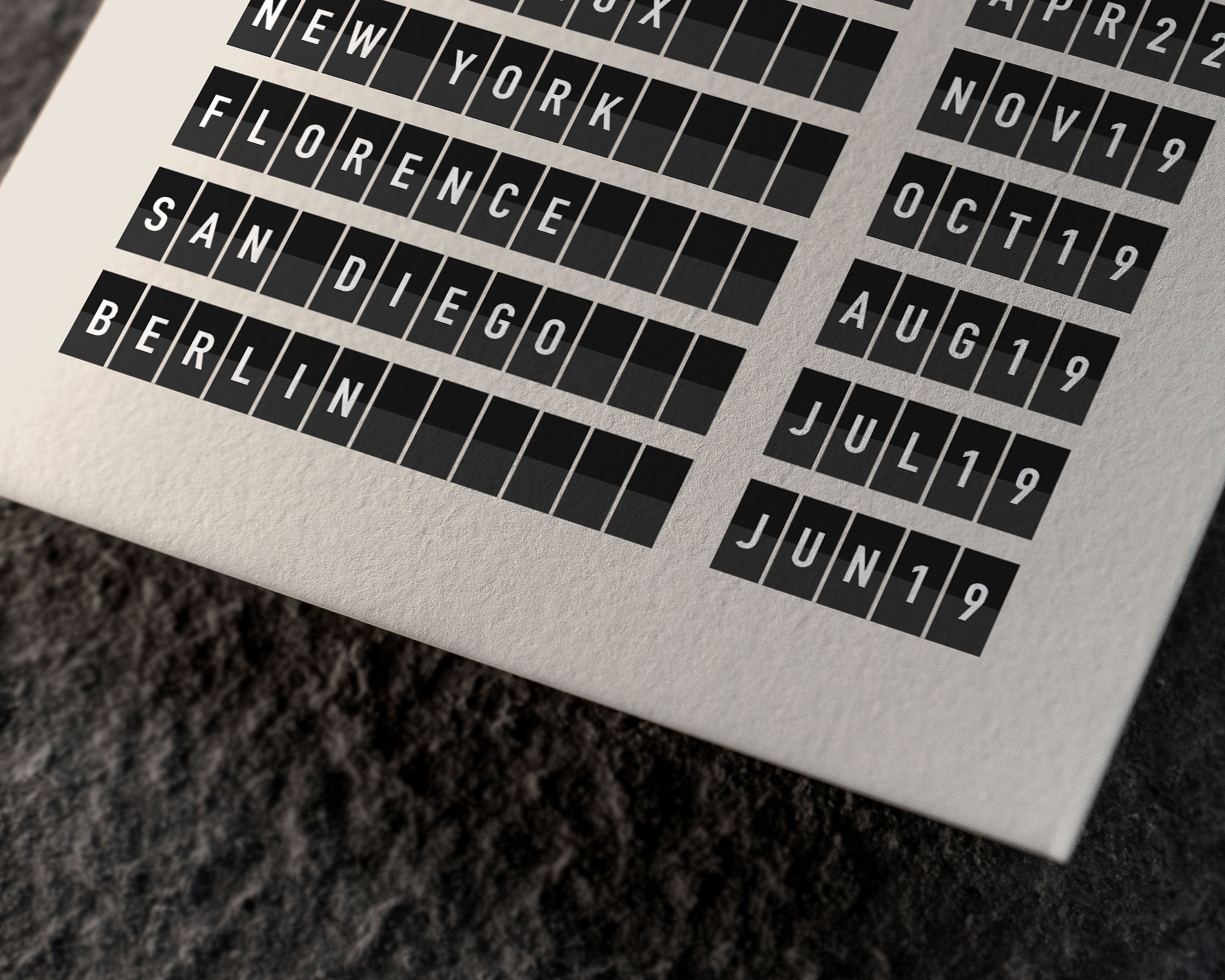 Custom Airport Departures Board Art Print image 5