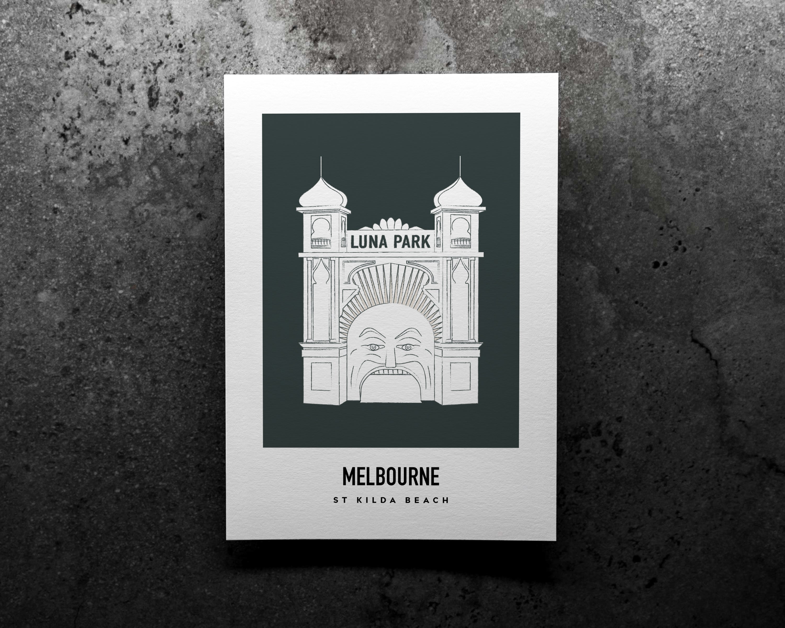 St Kilda Beach Melbourne Art Print image 3