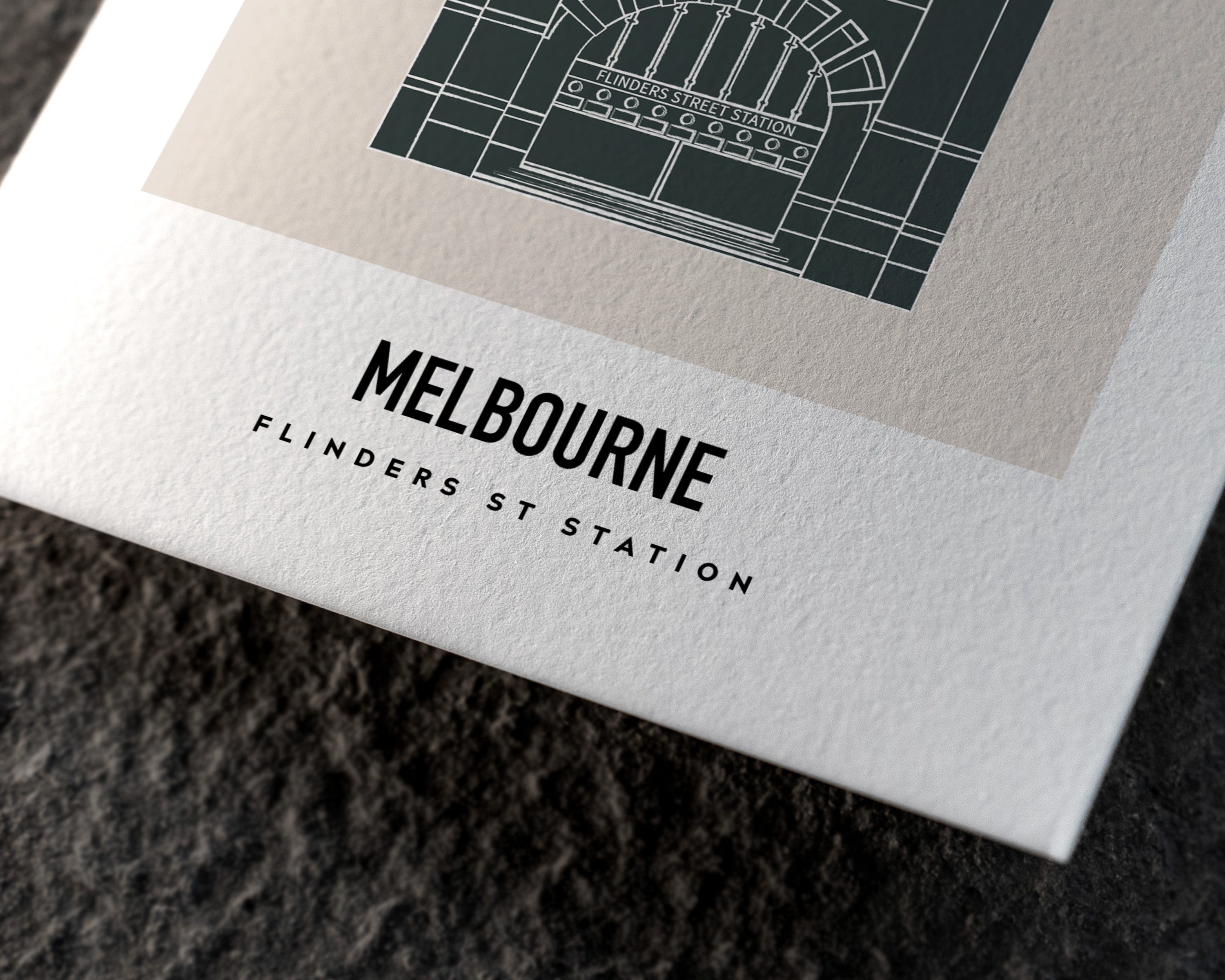 Flinders St Station Melbourne Art Print image 2