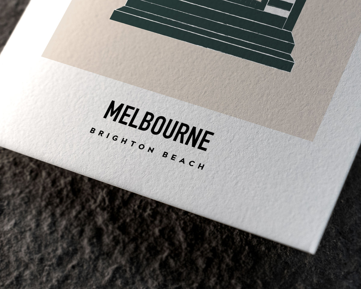 Brighton Beach Melbourne Art Print