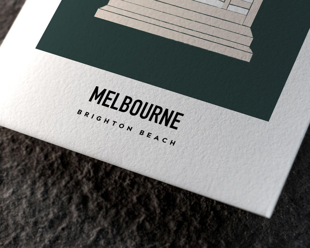 Brighton Beach Melbourne Art Print
