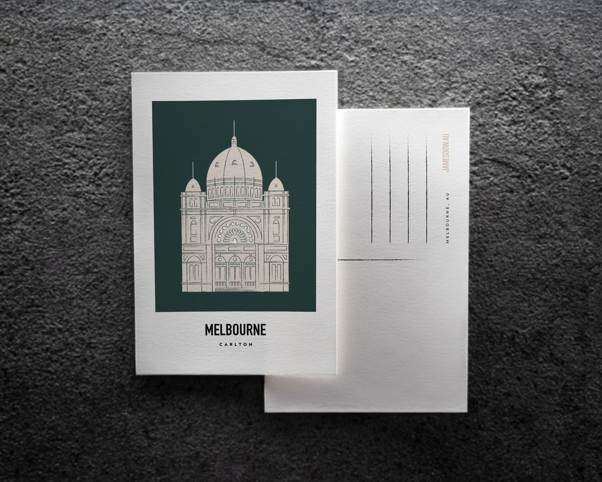 Carlton Melbourne Postcard Print