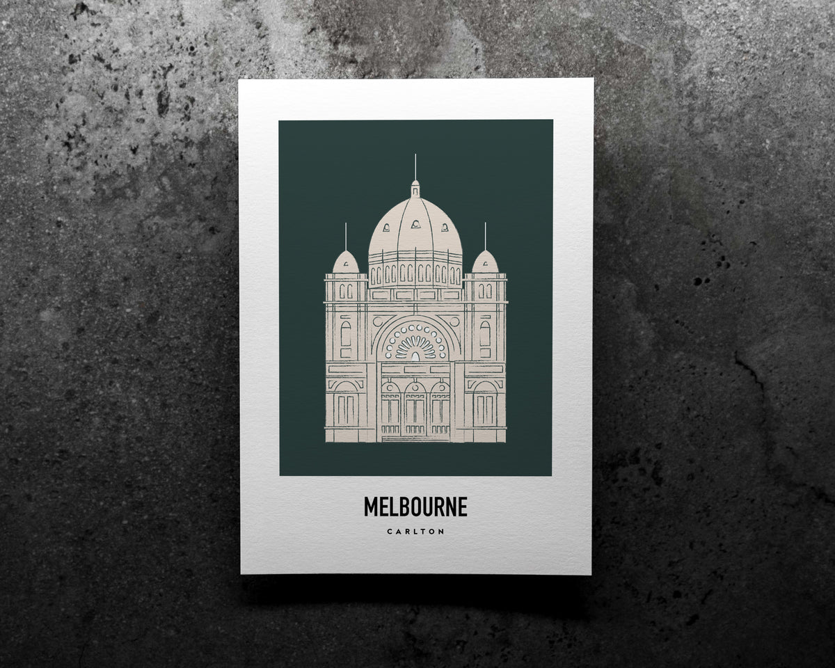 Carlton Melbourne Art Print
