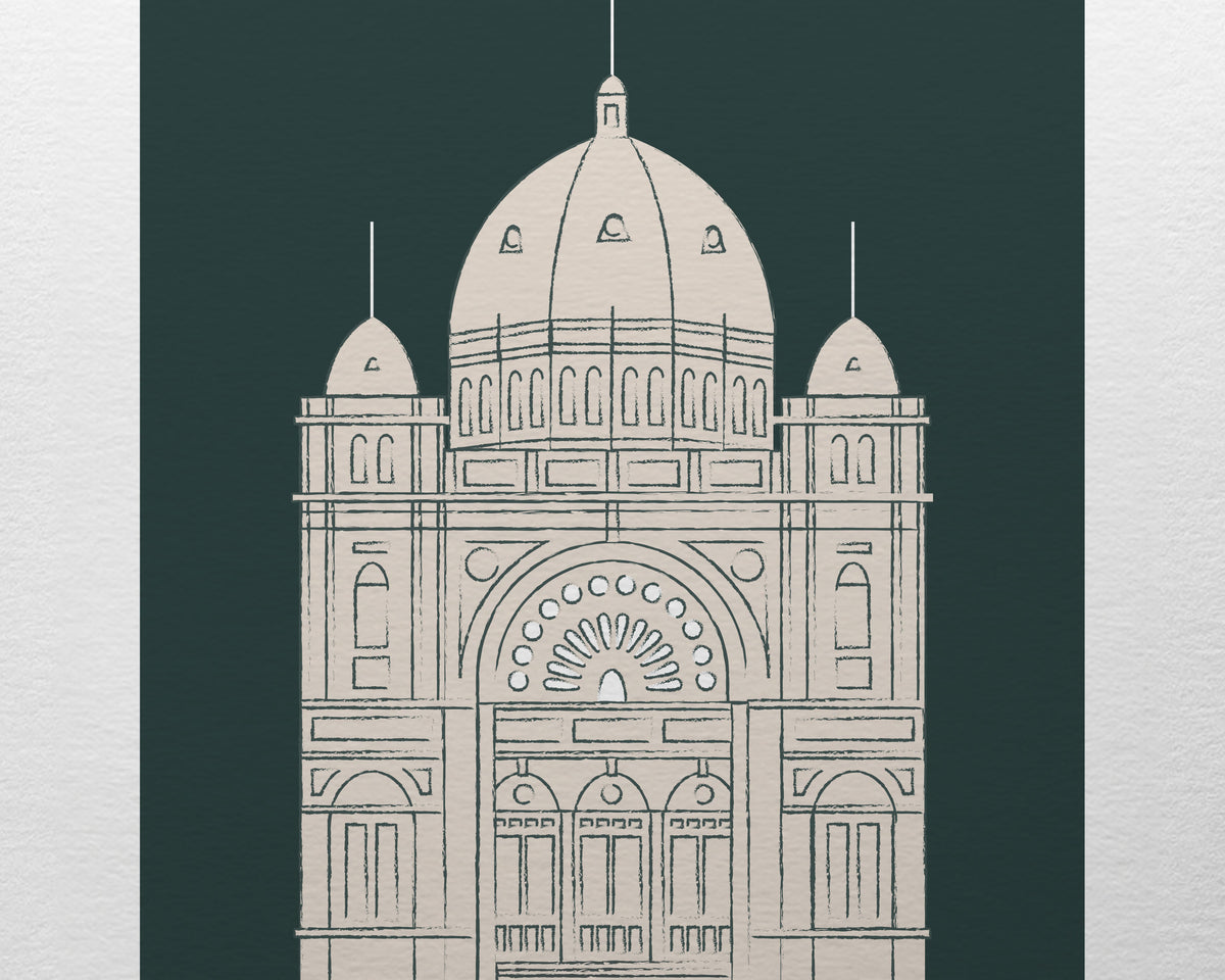 Carlton Melbourne Art Print