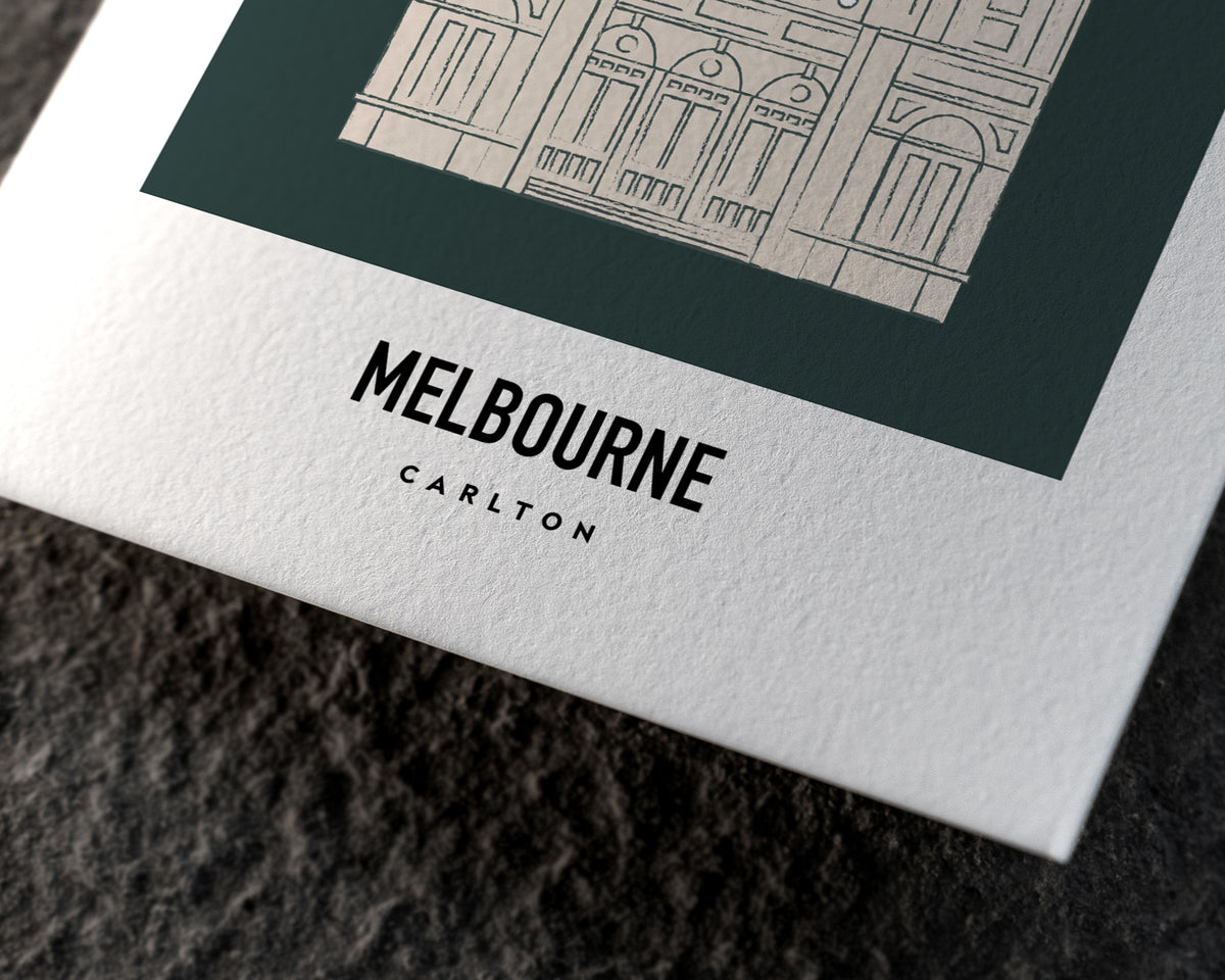Carlton Melbourne Art Print