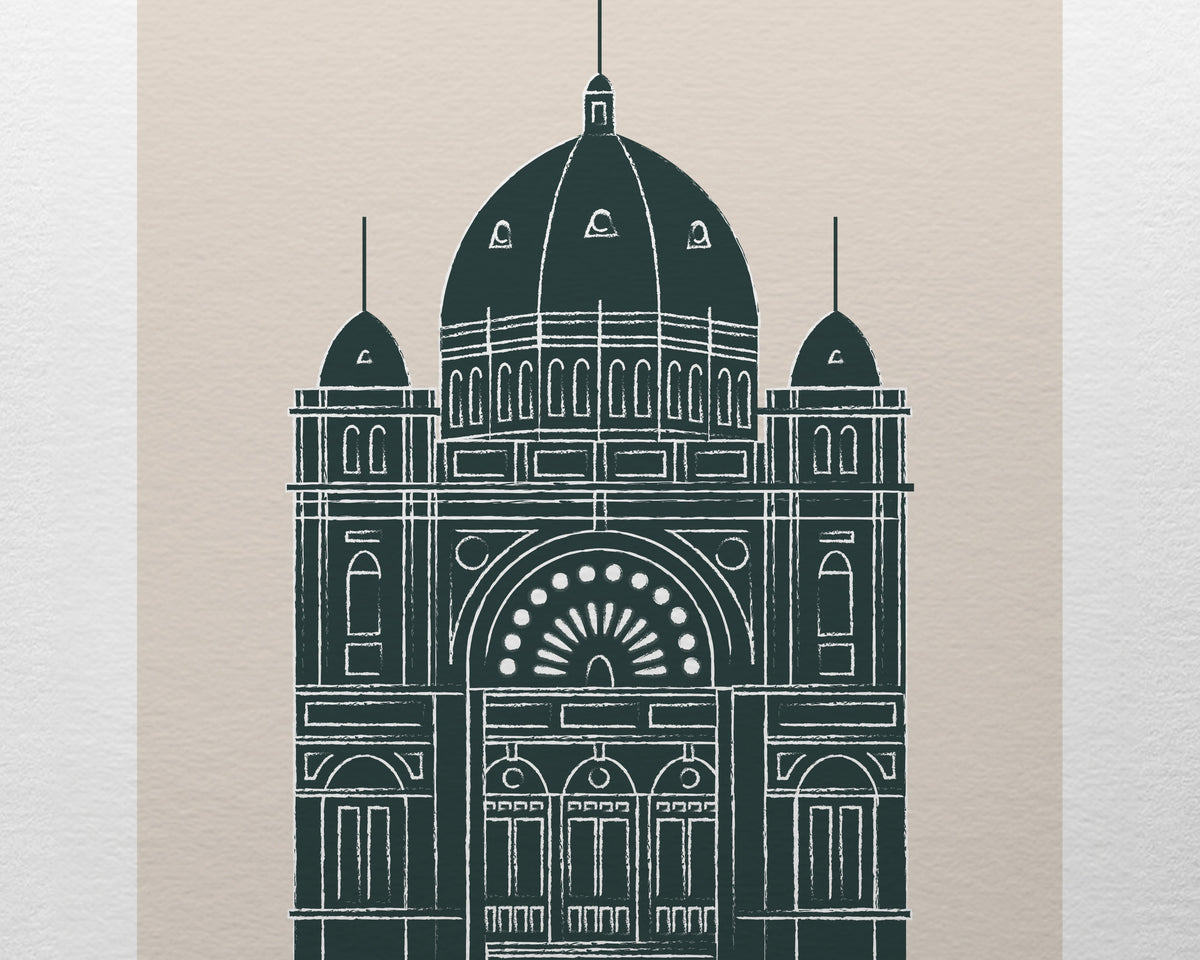 Carlton Melbourne Art Print