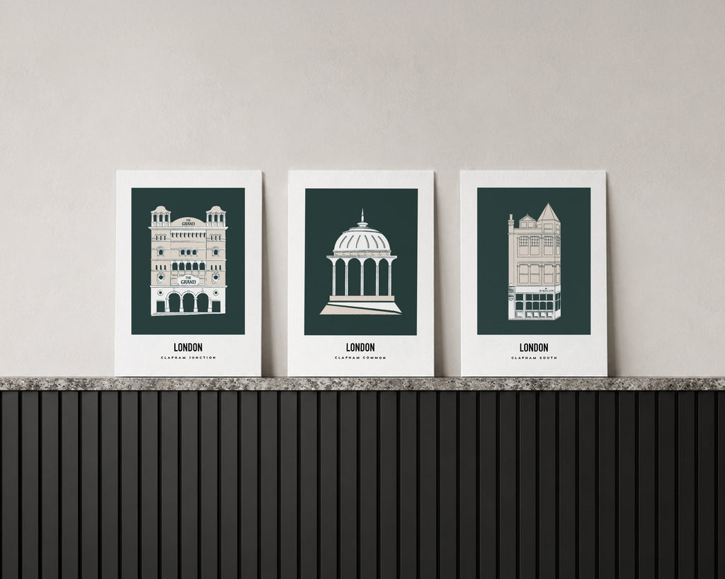 Aussies In Clapham Trio Art Print Bundle