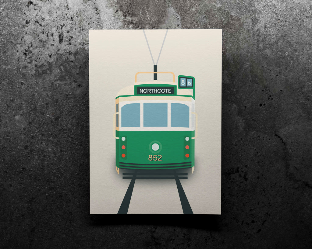 Northcote Melbourne Tram Art Print image 0