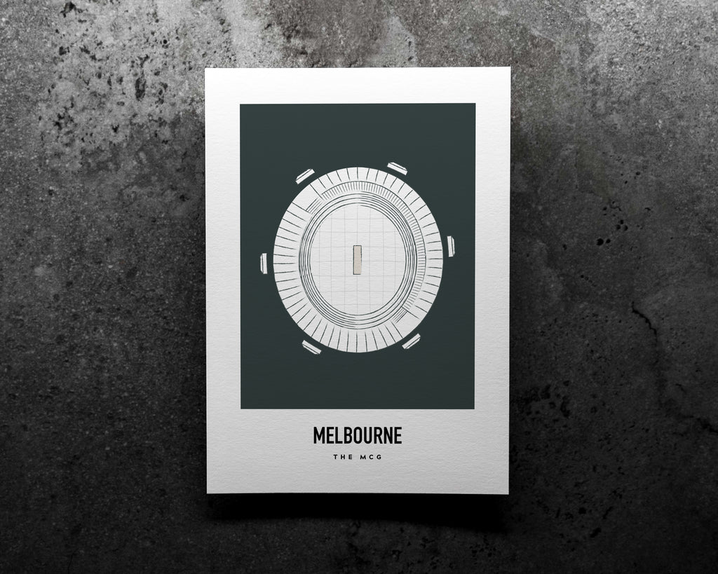 The MCG Melbourne Art Print image 3