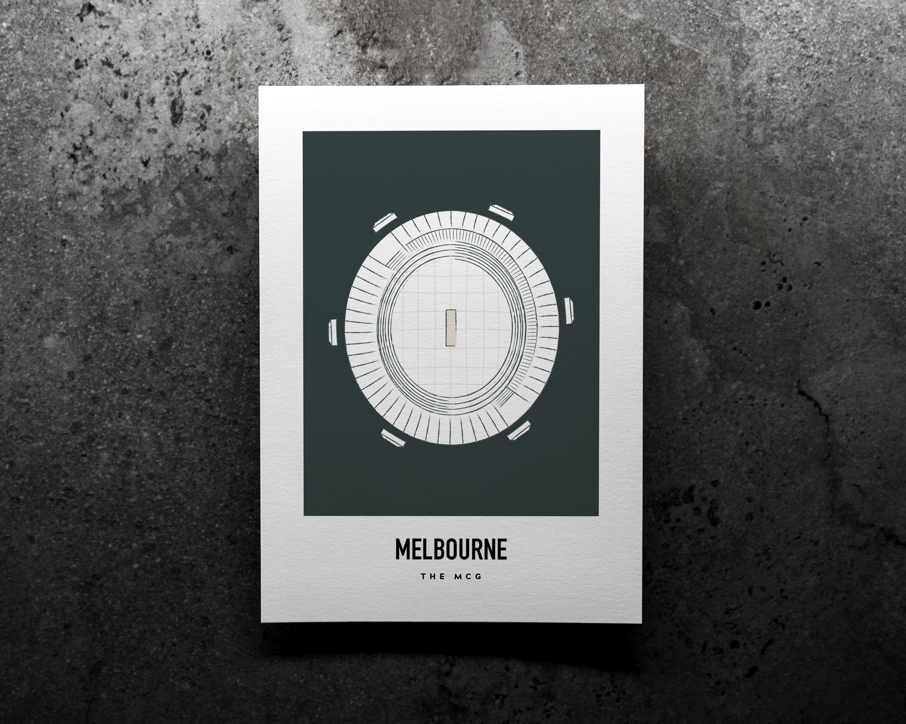 The MCG Melbourne Art Print image 3