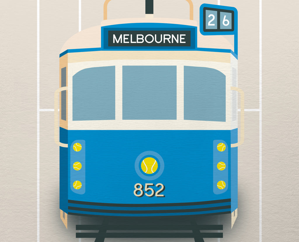 Melbourne Tram Grand Slam Edition Art Print image 1