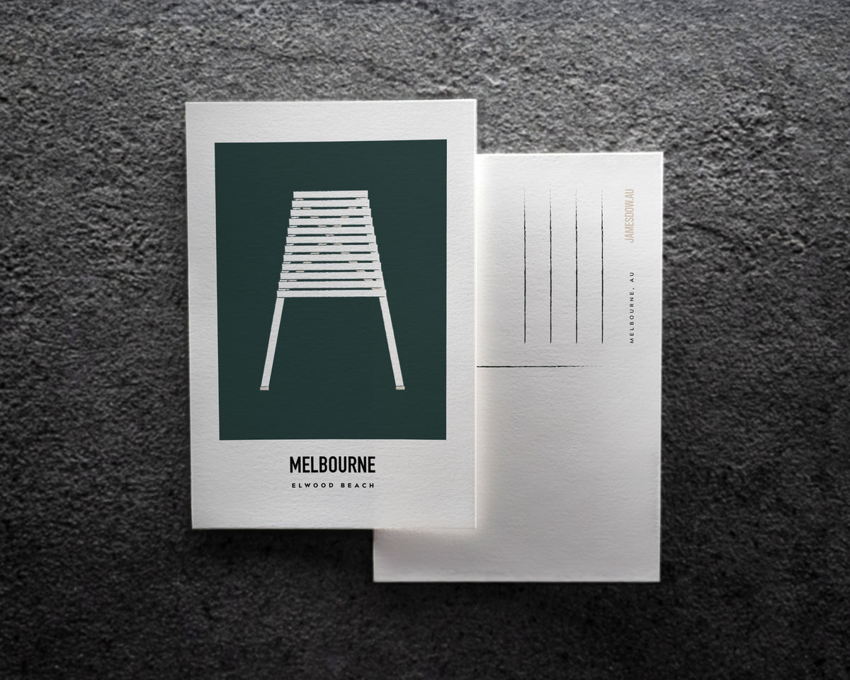 Elwood Beach Melbourne Postcard Print