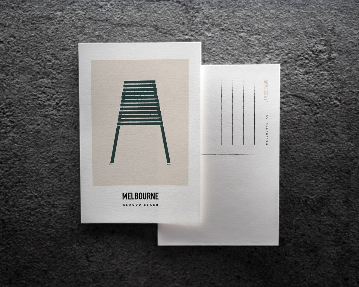 Elwood Beach Melbourne Postcard Print