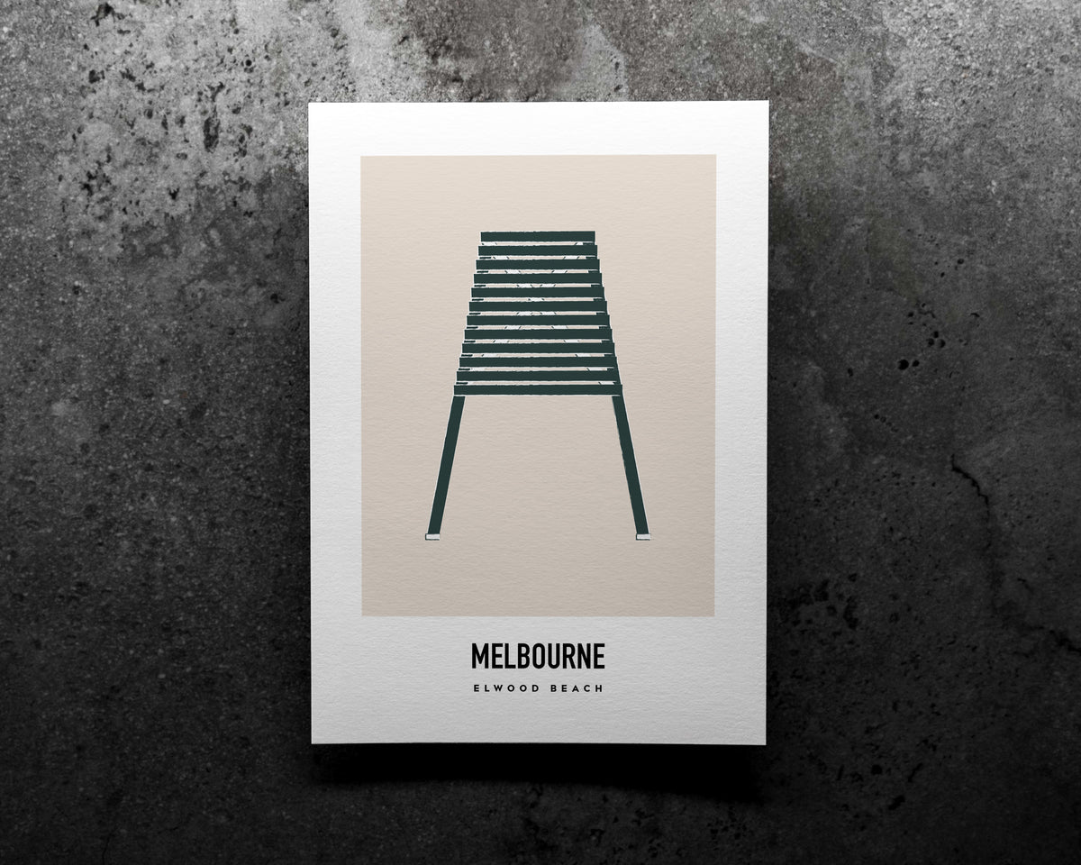 Elwood Beach Melbourne Art Print