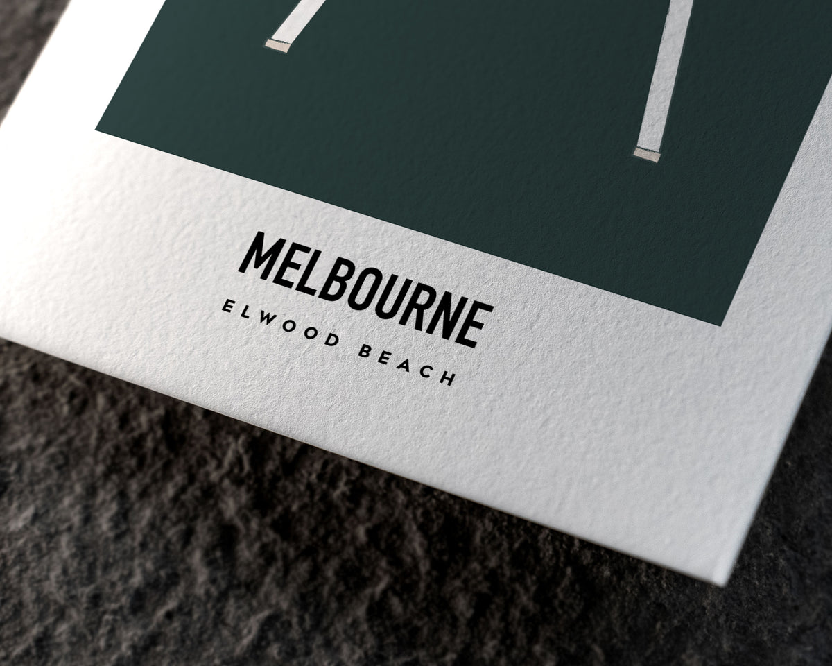 Elwood Beach Melbourne Art Print