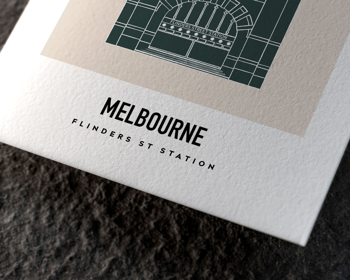Flinders St Station Melbourne Art Print
