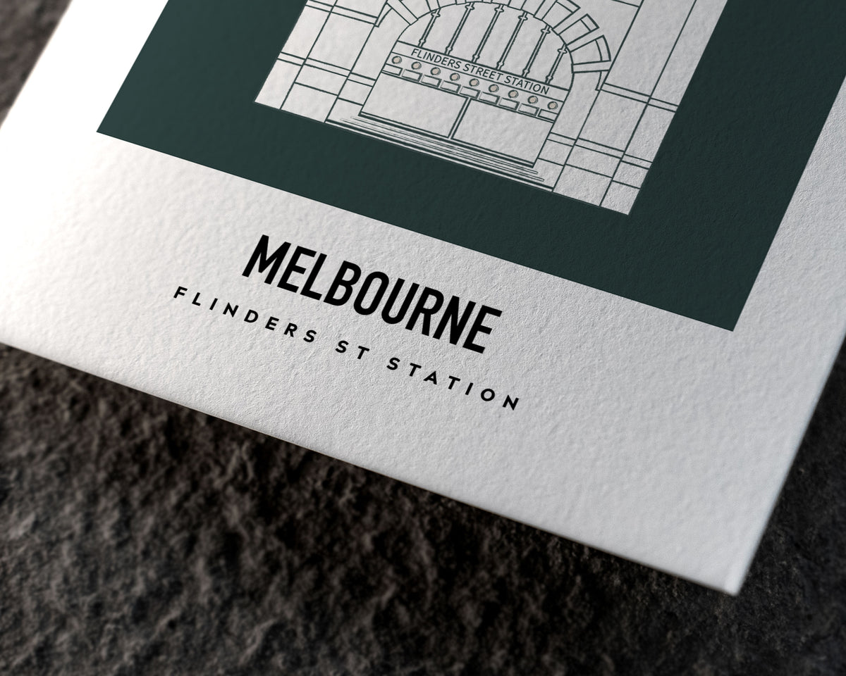 Flinders St Station Melbourne Art Print