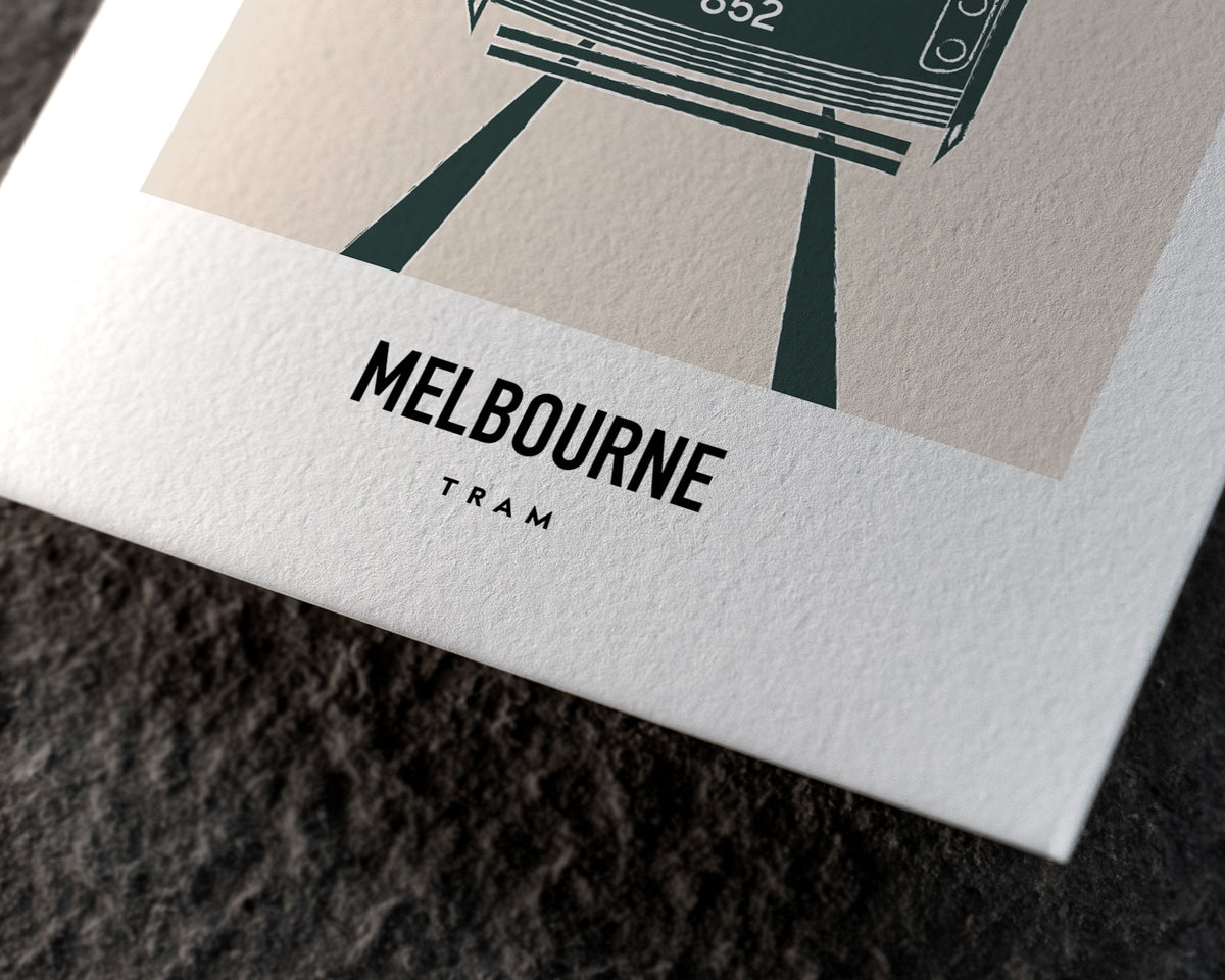 Melbourne City Circle Tram Art Print