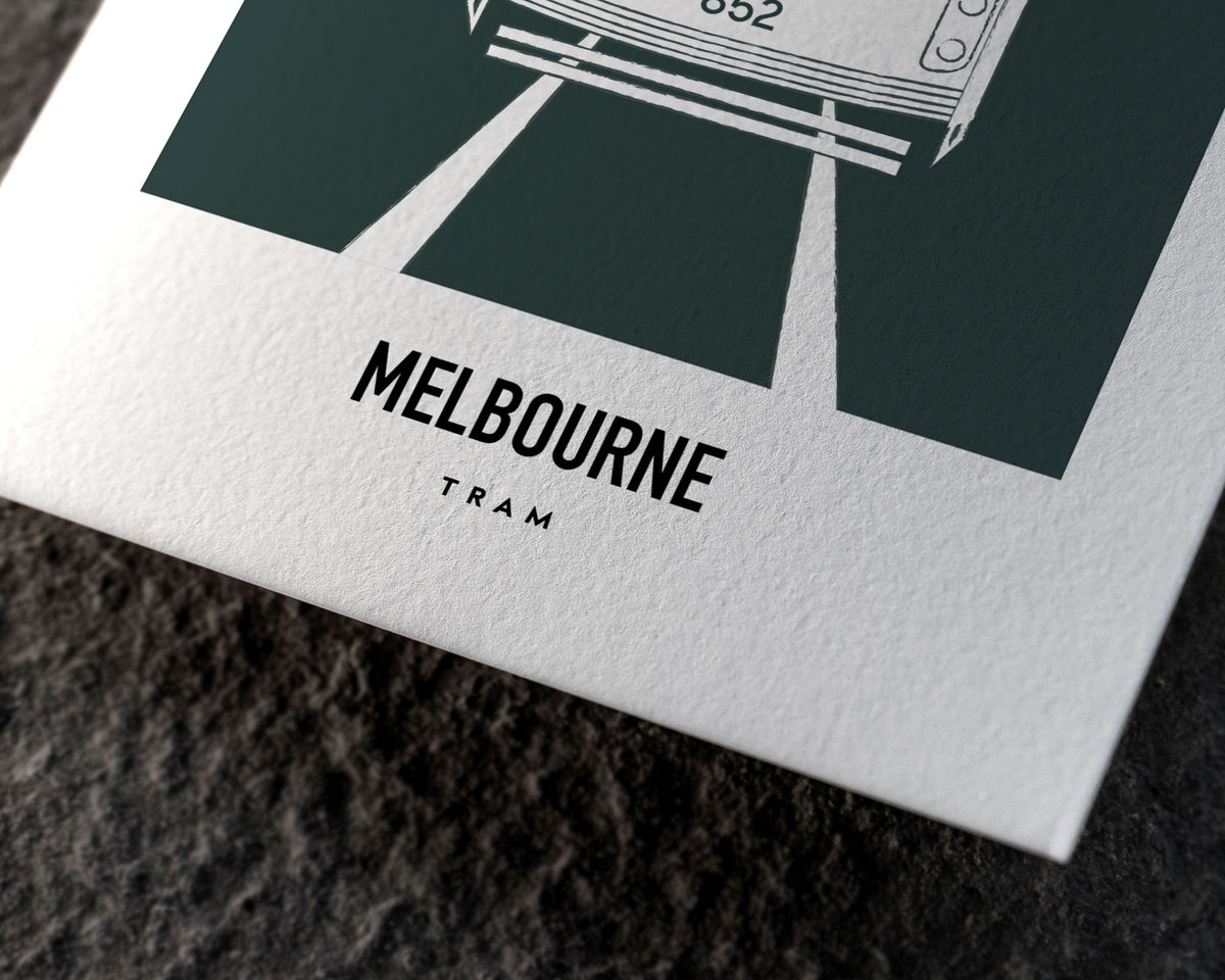 Melbourne City Circle Tram Art Print