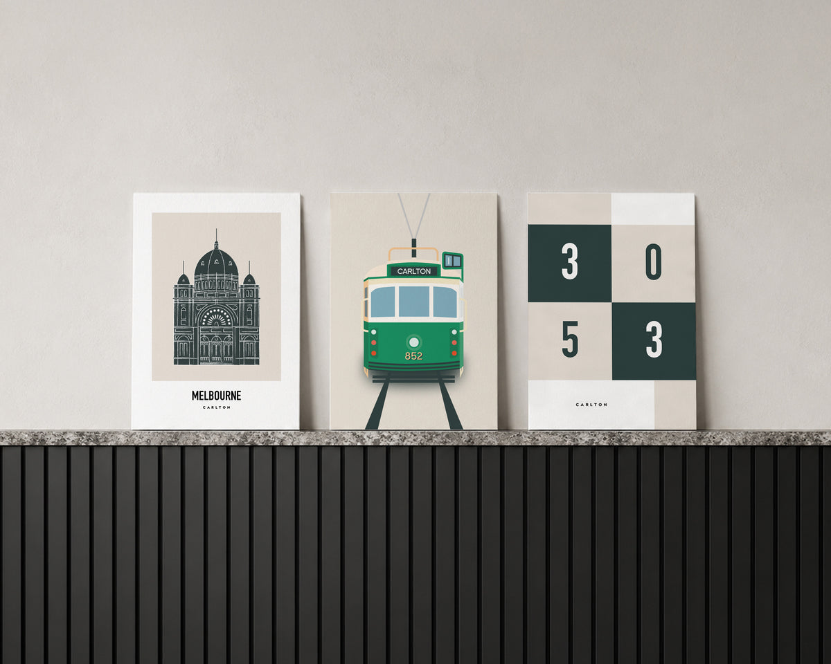 I Love Carlton Art Print Bundle